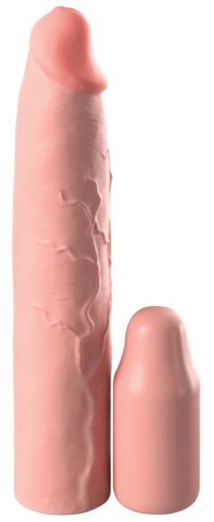Телесная насадка-удлинитель 3 Inch Silicone Mega X-tension - 22,9 см. Телесная насадка-удлинитель 3 Inch Silicone Mega X-tension - 22,9 см.