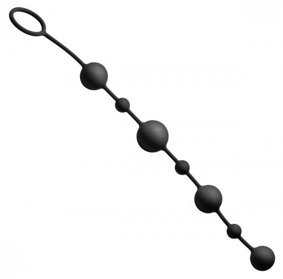Анальная цепочка Linger Graduated Anal Beads - 35 см. Анальная цепочка Linger Graduated Anal Beads - 35 см.