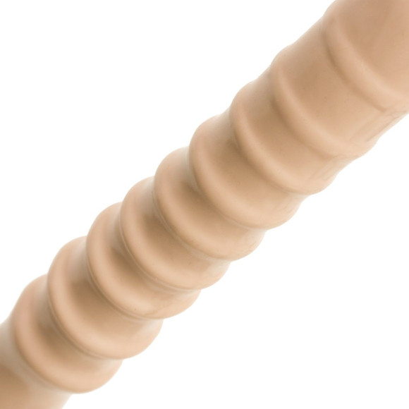 Телесный анальный стимулятор Anal Twist - 29 см. Телесный анальный стимулятор Anal Twist - 29 см.
