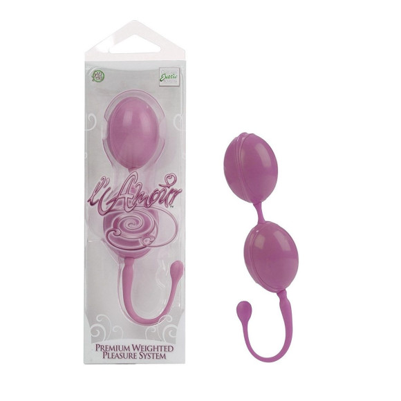 Розовые вагинальные шарики LAmour Premium Weighted Pleasure System Розовые вагинальные шарики LAmour Premium Weighted Pleasure System