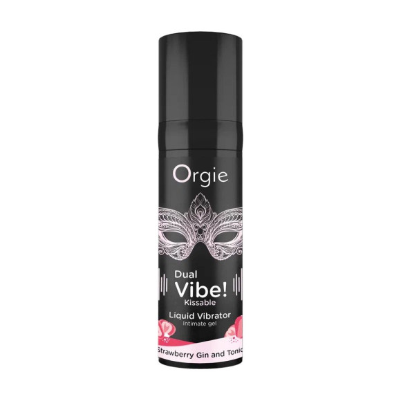 Съедобный жидкий вибратор Dual Vibe! со вкусом клубничного джина с тоником - 15 мл. Съедобный жидкий вибратор Dual Vibe! со вкусом клубничного джина с тоником - 15 мл.