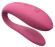 Розовый вибратор для пар We-Vibe Sync Lite Розовый вибратор для пар We-Vibe Sync Lite