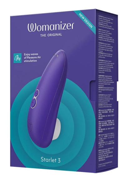 Синий клиторальный стимулятор Womanizer Starlet 3 Синий клиторальный стимулятор Womanizer Starlet 3
