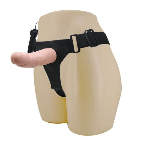 Реалистичный полый фаллоимитатор на трусиках Ultra Passionate Harness - 15 см. Реалистичный полый фаллоимитатор на трусиках Ultra Passionate Harness - 15 см.