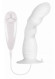 Белый вибратор для G-точки BUNNY ICY - 18 см. Белый вибратор для G-точки BUNNY ICY - 18 см.
