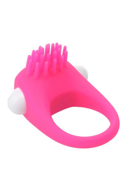 Розовое эрекционное кольцо с щеточкой LIT-UP SILICONE STIMU RING 5 Розовое эрекционное кольцо с щеточкой LIT-UP SILICONE STIMU RING 5