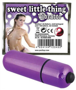 Фиолетовая вибропуля Sweet Little Thing - 7 см. Фиолетовая вибропуля Sweet Little Thing - 7 см.