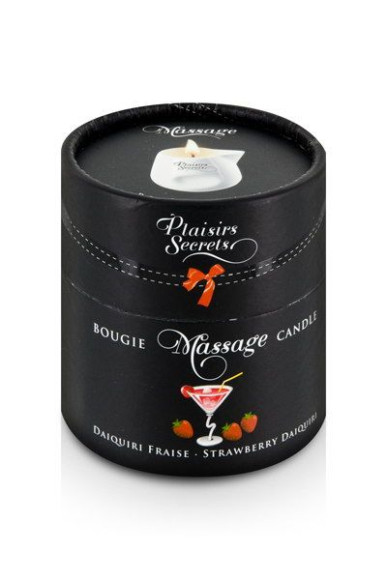 Массажная свеча с ароматом клубничного дайкири Bougie de Massage Daikiri Fraise - 80 мл. Массажная свеча с ароматом клубничного дайкири Bougie de Massage Daikiri Fraise - 80 мл.