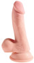 Телесный фаллоимитатор на присоске 6,5  Triple Density Cock - 20,3 см.