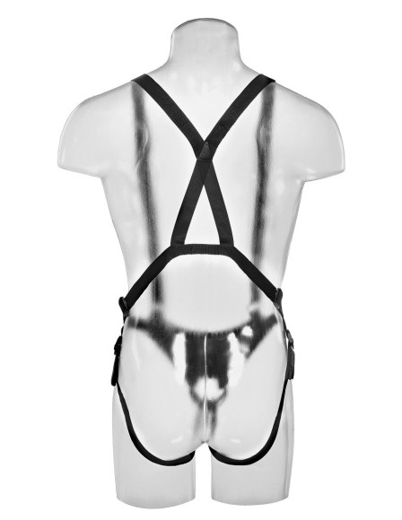 Страпон-система с телесной насадкой 11 Hollow Strap-On Suspender System - 28 см. Страпон-система с телесной насадкой 11 Hollow Strap-On Suspender System - 28 см.