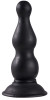Чёрная анальная пробка с тонким кончиком MENZSTUFF PAWN PROBE BLACK - 15 см.