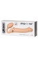 Телесный безремневой вибрострапон Vibrating Bendable Strap-On - size L Телесный безремневой вибрострапон Vibrating Bendable Strap-On - size L