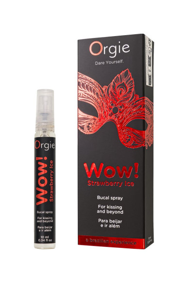 Оральный спрей ORGIE Wow! Strawberry Ice Blowjob Spray с охлаждающим и возбуждающим эффектом - 10 мл. Оральный спрей ORGIE Wow! Strawberry Ice Blowjob Spray с охлаждающим и возбуждающим эффектом - 10 мл.