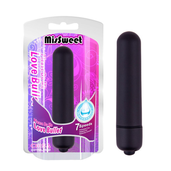 Черная вибропуля Please Do Me Love Bullet - 8,1 см. Черная вибропуля Please Do Me Love Bullet - 8,1 см.