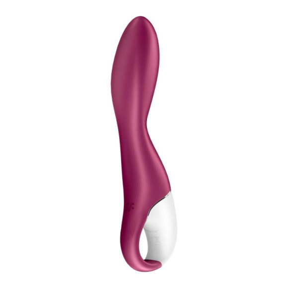 Малиновый вибромассажер для стимуляции G-точки Heated Thrill - 20,6 см. Малиновый вибромассажер для стимуляции G-точки Heated Thrill - 20,6 см.