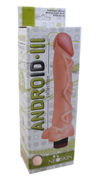 Большой вибратор ANDROID III - 23,5 см. Большой вибратор ANDROID III - 23,5 см.