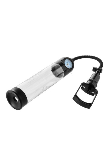 Прозрачная вакуумная помпа с манометром Deluxe Penis Pump Прозрачная вакуумная помпа с манометром Deluxe Penis Pump