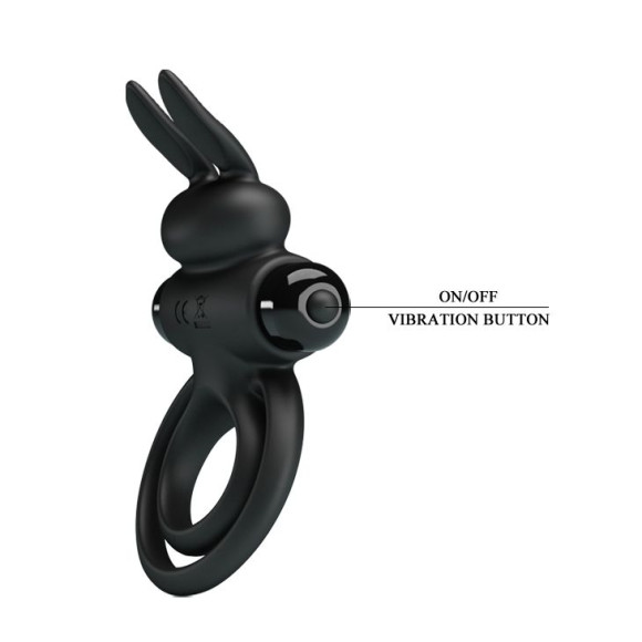 Черное эрекционное кольцо с вибростимуляцией клитора Vibrant Penis Ring III Черное эрекционное кольцо с вибростимуляцией клитора Vibrant Penis Ring III