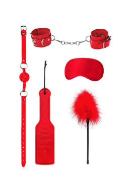 Красный игровой набор БДСМ Introductory Bondage Kit №4 Красный игровой набор БДСМ Introductory Bondage Kit №4