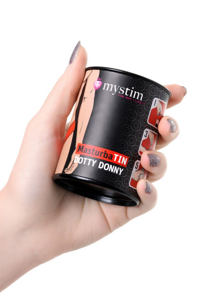 Компактный мастурбатор MasturbaTIN Dotty Donny Компактный мастурбатор MasturbaTIN Dotty Donny