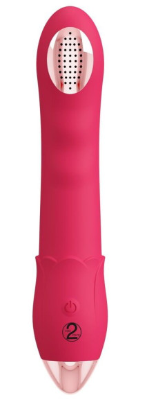 Малиновая насадка на душ с вибрацией Showers to orgasm - 20,1 см. Малиновая насадка на душ с вибрацией Showers to orgasm - 20,1 см.