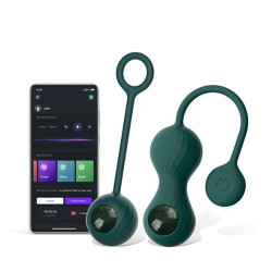 Изумрудные вагинальные шарики Magic Motion Crystal Duo Smart Kegel Vibrator with Weight Set Изумрудные вагинальные шарики Magic Motion Crystal Duo Smart Kegel Vibrator with Weight Set