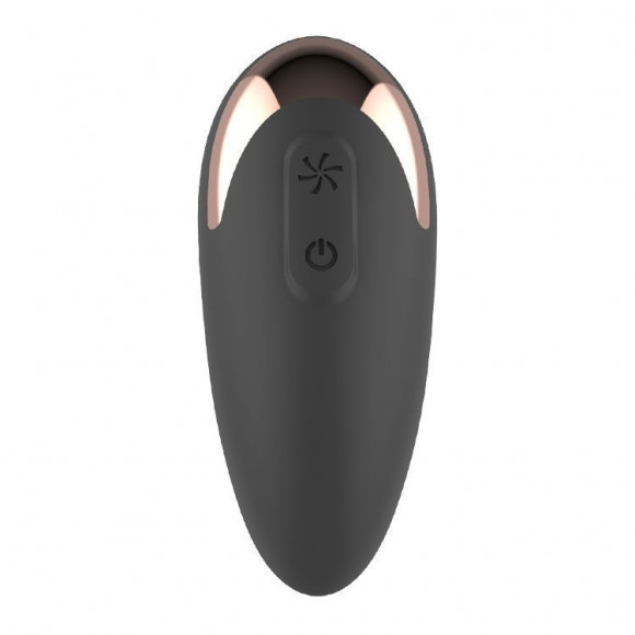 Черный клиторальный стимулятор Rita - 10,2 см.