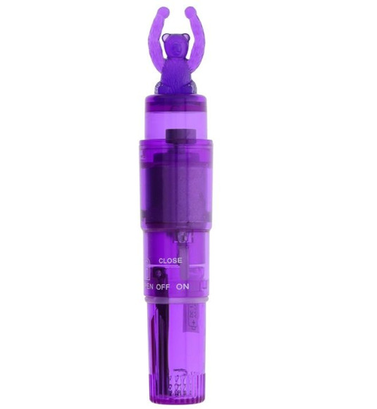 Фиолетовый клиторальный стимулятор-ракета с мишкой GOOD VIBES BEAR VIBRATOR Фиолетовый клиторальный стимулятор-ракета с мишкой GOOD VIBES BEAR VIBRATOR
