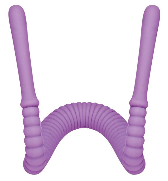 Фиолетовый гибкий фаллоимитатор Intimate Spreader для G-стимуляции