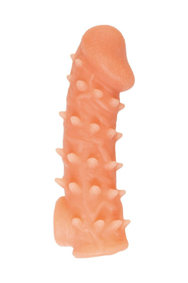 Телесная закрытая насадка с пупырышками Cock Sleeve 005 Size M - 15,6 см. Телесная закрытая насадка с пупырышками Cock Sleeve 005 Size M - 15,6 см.