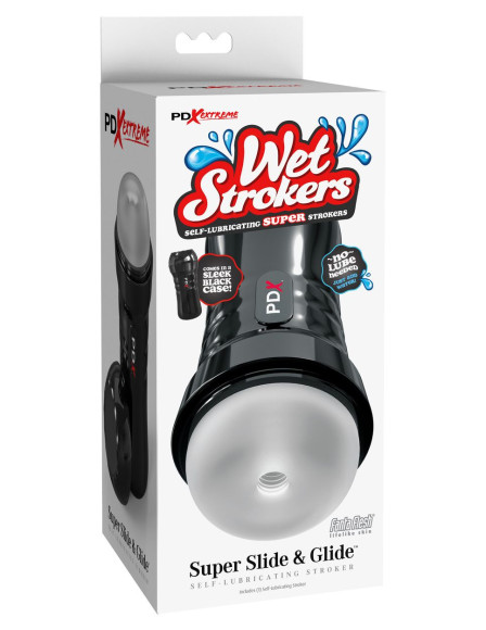 Мастурбатор в колбе Super Slide & Glide Мастурбатор в колбе Super Slide & Glide