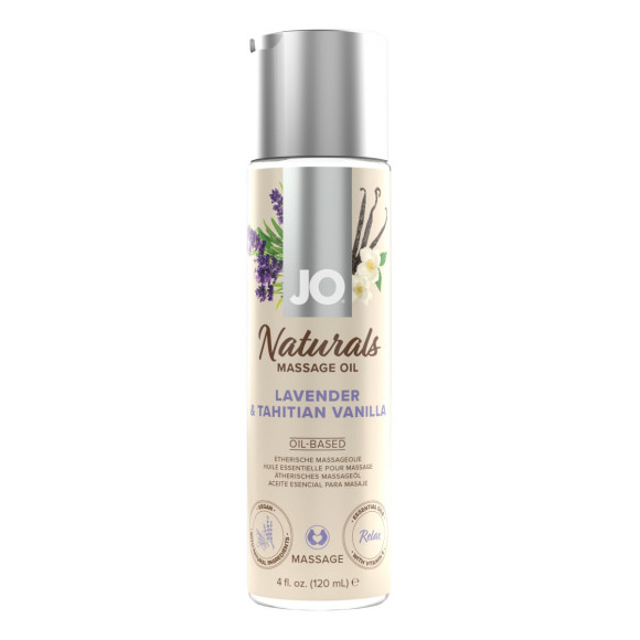 Массажное масло с ароматом лаванды и ванили JO Naturals Lavender & Vanilla - 120 мл. Массажное масло с ароматом лаванды и ванили JO Naturals Lavender & Vanilla - 120 мл.