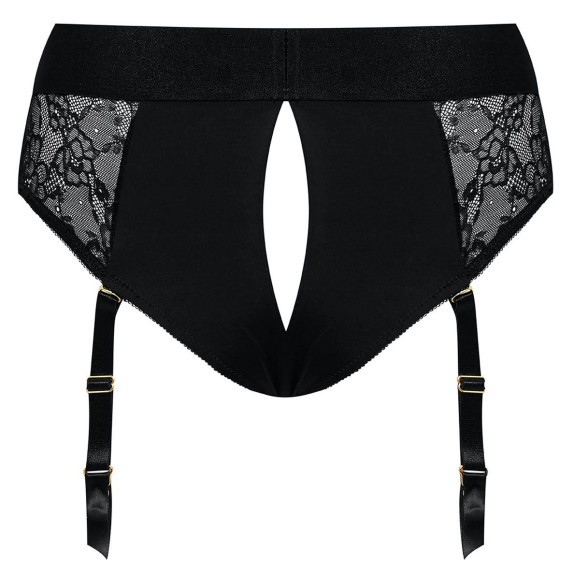 Черные трусики для насадок Diva Lingerie Harness - size M Черные трусики для насадок Diva Lingerie Harness - size M