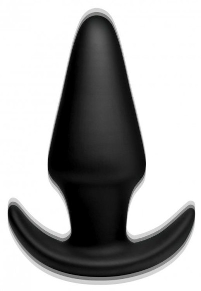 Черная анальная вибропробка Kinetic Thumping 7X Large Anal Plug - 13,3 см. Черная анальная вибропробка Kinetic Thumping 7X Large Anal Plug - 13,3 см.
