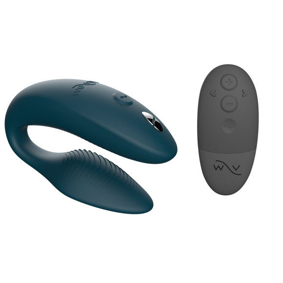 Зеленый вибратор для пар We-Vibe Sync 2 с пультом ДУ Зеленый вибратор для пар We-Vibe Sync 2 с пультом ДУ