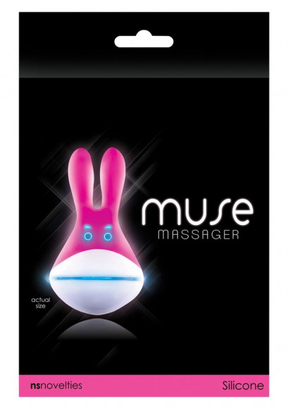 Розовый вибратор MUSE MASSAGER с ушками Розовый вибратор MUSE MASSAGER с ушками