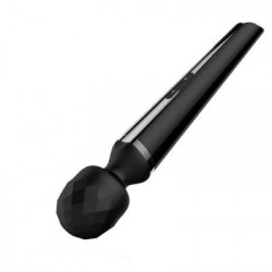 Черный жезловый вибратор Wand AV Massager Stick - 23 см. Черный жезловый вибратор Wand AV Massager Stick - 23 см.
