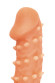 Телесная закрытая насадка с пупырышками Cock Sleeve 005 Size L - 17,6 см. Телесная закрытая насадка с пупырышками Cock Sleeve 005 Size L - 17,6 см.