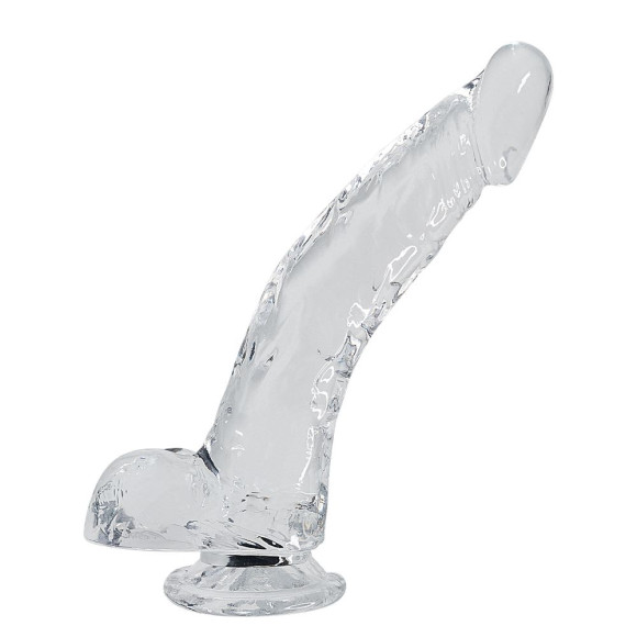 Прозрачный фаллоимитатор на присоске Stallion Jelly Dildo - 22 см. Прозрачный фаллоимитатор на присоске Stallion Jelly Dildo - 22 см.