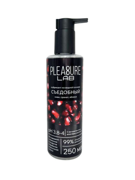 Лубрикант на водной основе Pleasure Lab с ароматом киви, граната и яблока - 250 мл. Лубрикант на водной основе Pleasure Lab с ароматом киви, граната и яблока - 250 мл.