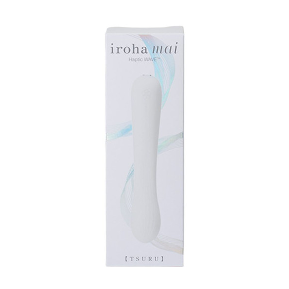 Белый вибратор Iroha Mai Tsuru - 17,4 см. Белый вибратор Iroha Mai Tsuru - 17,4 см.