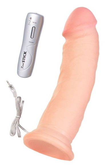 Телесный реалистичный вибратор Realstick Elite Vibro Justin - 21 см. Телесный реалистичный вибратор Realstick Elite Vibro Justin - 21 см.