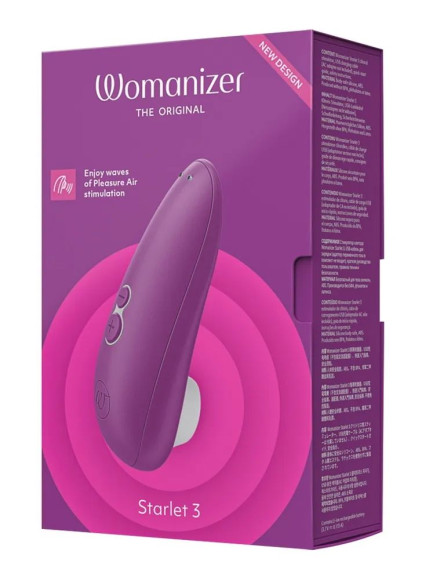 Лиловый клиторальный стимулятор Womanizer Starlet 3 Лиловый клиторальный стимулятор Womanizer Starlet 3