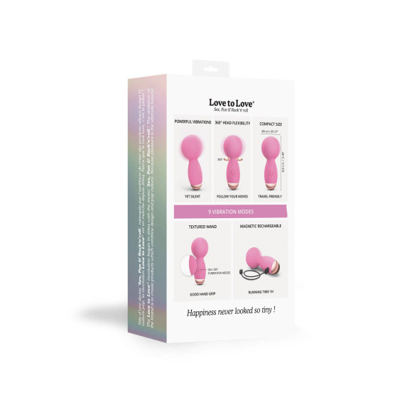 Розовый мини-wand вибратор Itsy Bitsy Mini Wand Vibrator Розовый мини-wand вибратор Itsy Bitsy Mini Wand Vibrator