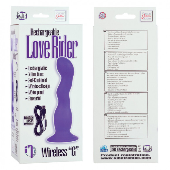 Фиолетовый стимулятор точки G Love Rider Фиолетовый стимулятор точки G Love Rider