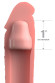 Телесная насадка-удлинитель 1 Inch Silicone X-tension - 17,8 см. Телесная насадка-удлинитель 1 Inch Silicone X-tension - 17,8 см.