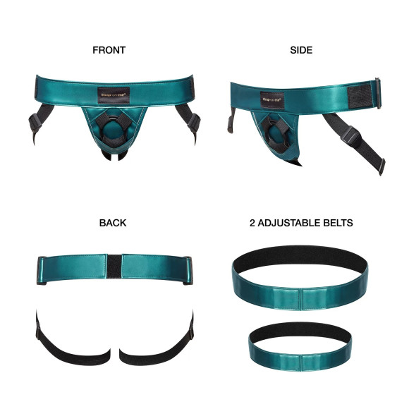 Зеленый пояс для страпона Strap-On-Me Harness Curious Зеленый пояс для страпона Strap-On-Me Harness Curious