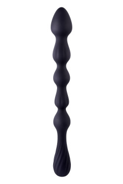 Черная анальная цепочка Hunter Beads - 26,7 см. Черная анальная цепочка Hunter Beads - 26,7 см.
