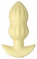 Желтая анальная пробка с вибрацией Cuties Vibrating Mini Butt Plug - 8 см. Желтая анальная пробка с вибрацией Cuties Vibrating Mini Butt Plug - 8 см.