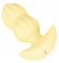 Желтая анальная пробка с вибрацией Cuties Vibrating Mini Butt Plug - 8 см. Желтая анальная пробка с вибрацией Cuties Vibrating Mini Butt Plug - 8 см.